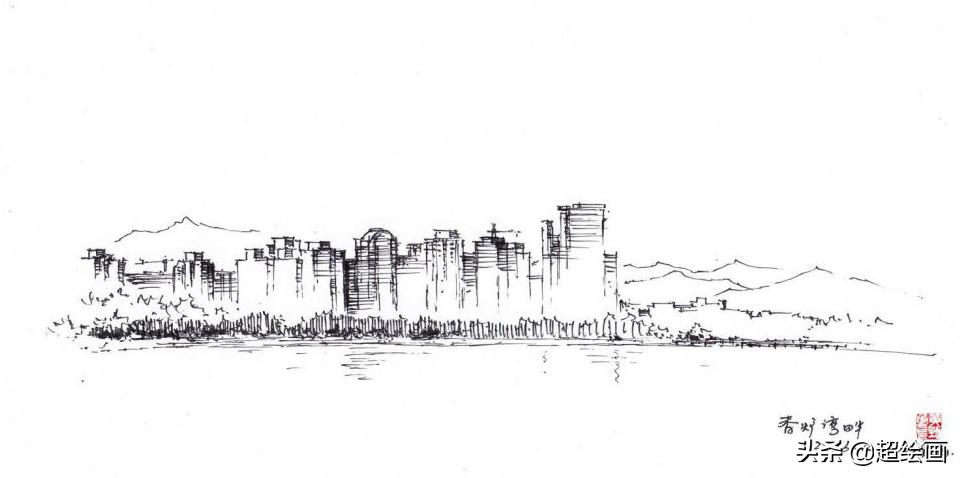 十大顶级钢笔画速写,钢笔速写100幅图片