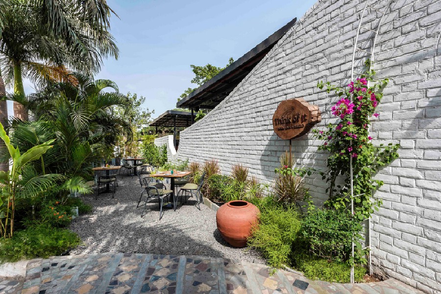 小资情调的花园餐厅,花园餐厅很美