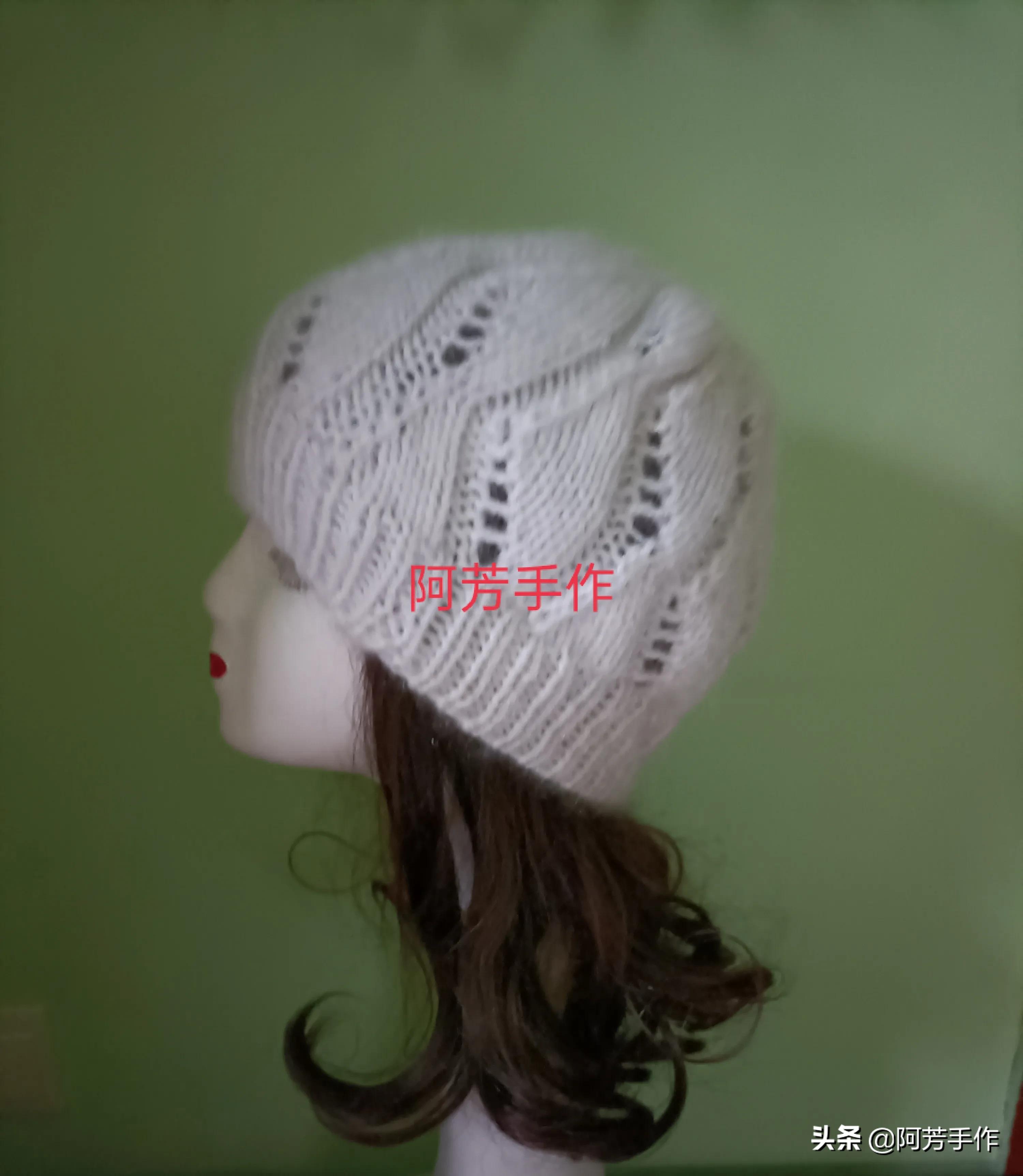 棒针编织老年人帽子,棒针编织中老年帽子