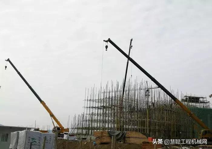 徐工1800吨吊车工地全过程,徐工12000吨巨无霸吊车