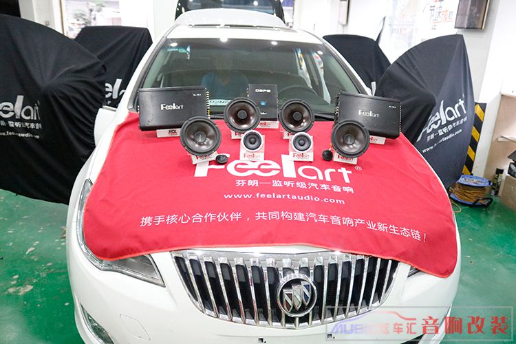 福州别克全新英朗音响改装方案,别克英朗改装1000块钱音响