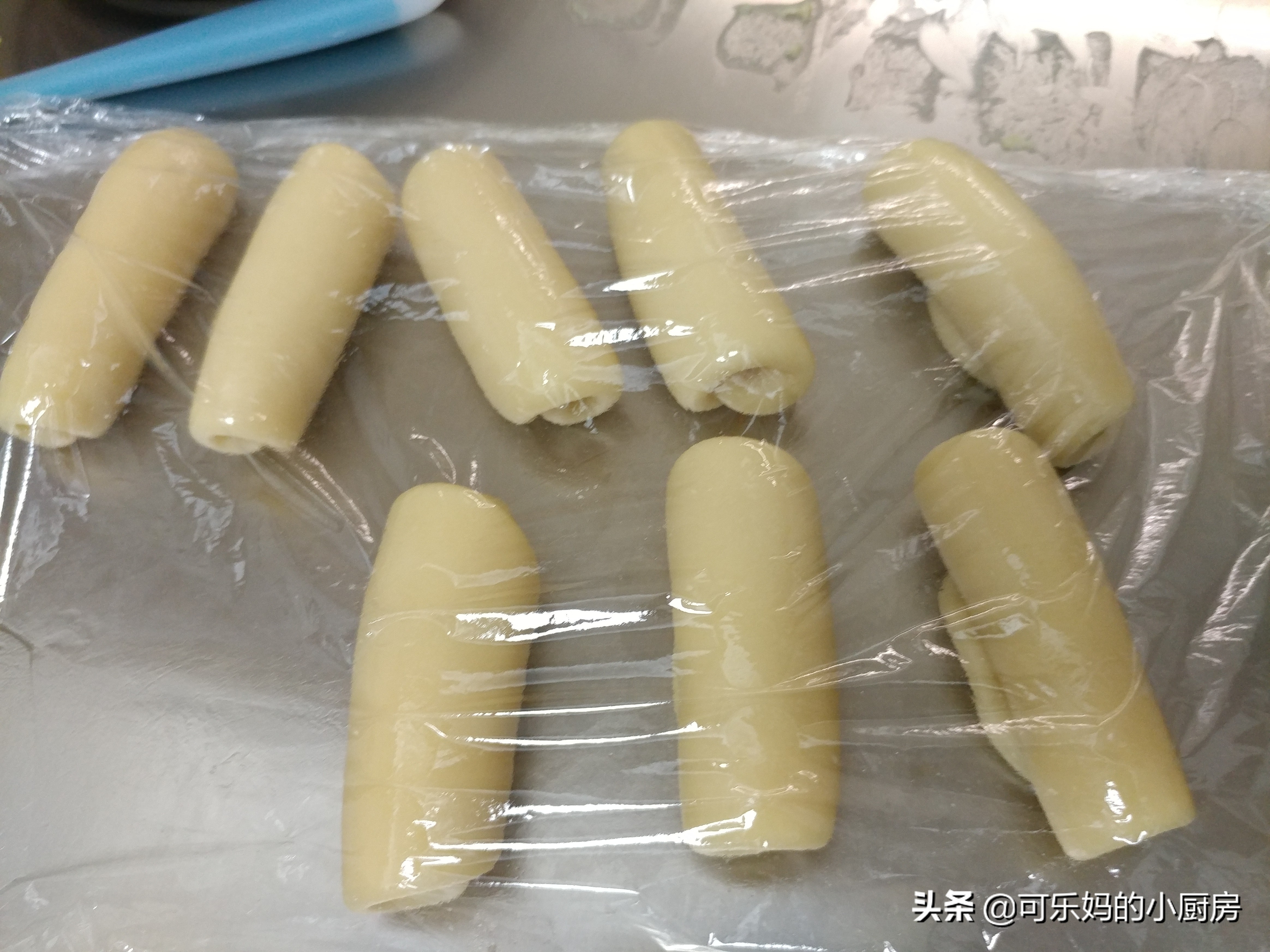 千层中式酥皮点心制作视频,蛋挞皮做绿豆酥饼