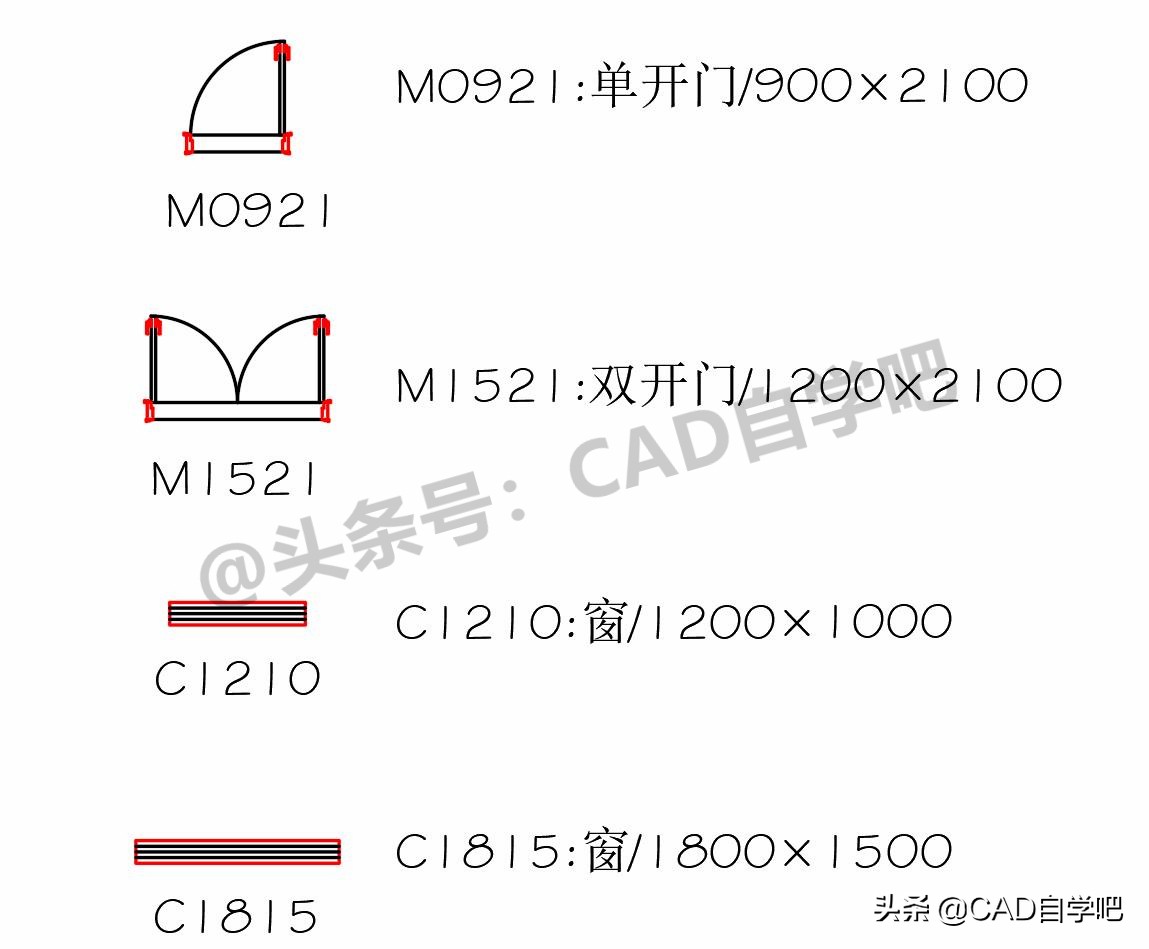 cad门窗大样图怎么生成门窗表,天正cad如何生成门窗表视频