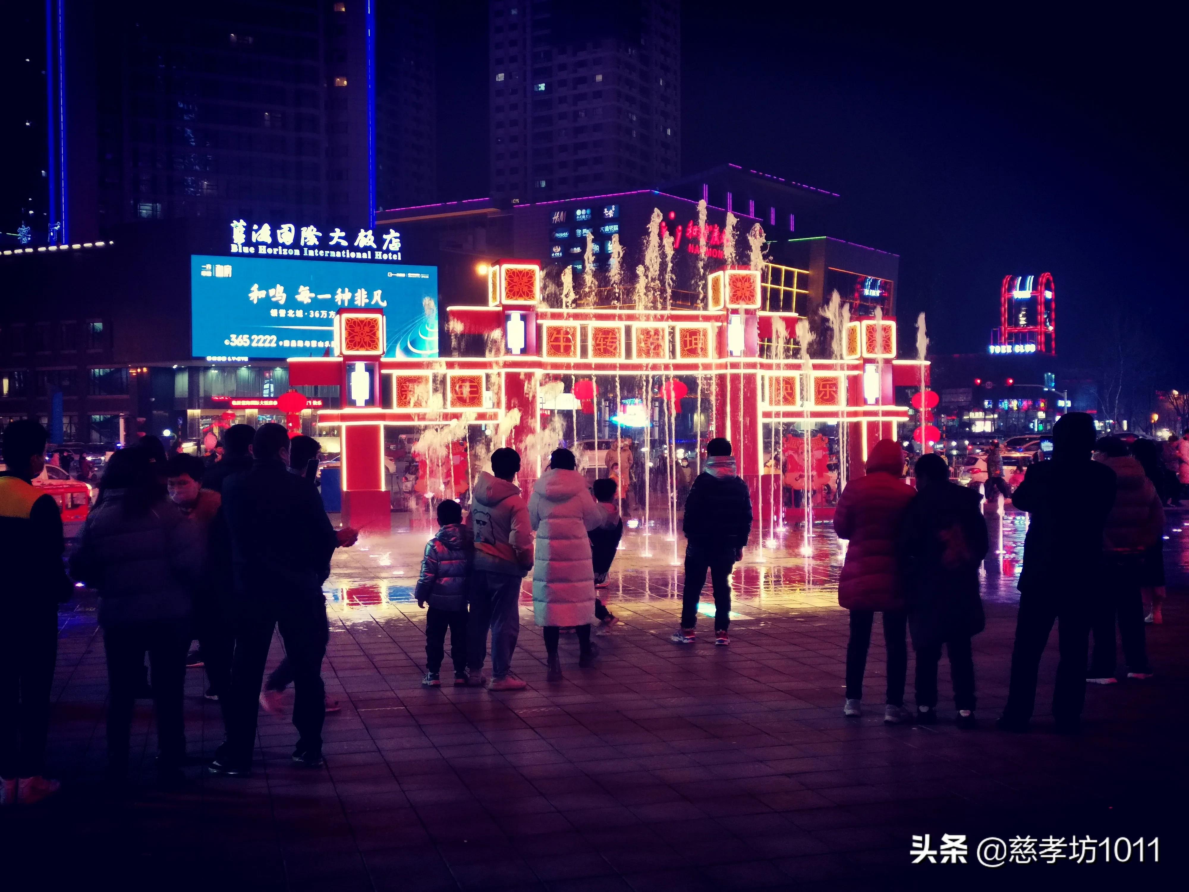 临沂旅游夜景景点大全,临沂元宵节夜景震撼视频