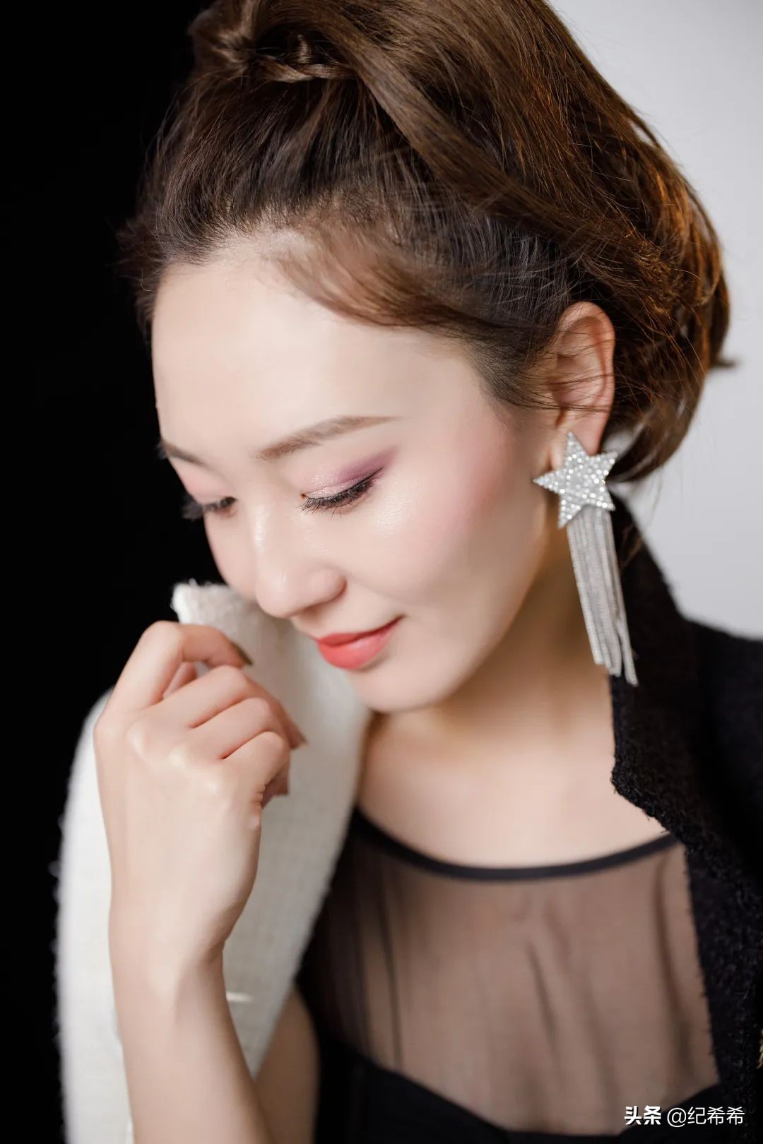 妆容分享红色眼影盘,妆容分享高光