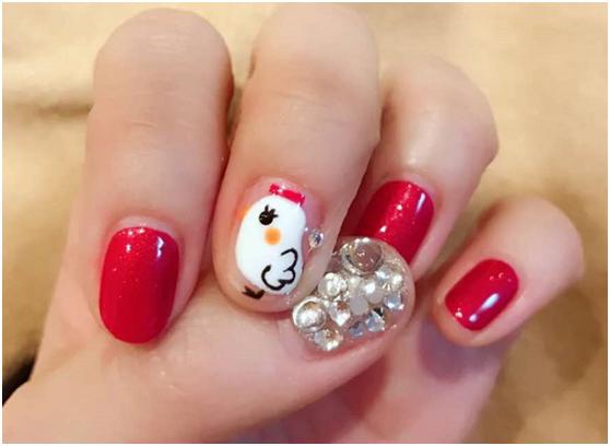 美甲小清新可爱小狗,小可爱的萌款美甲