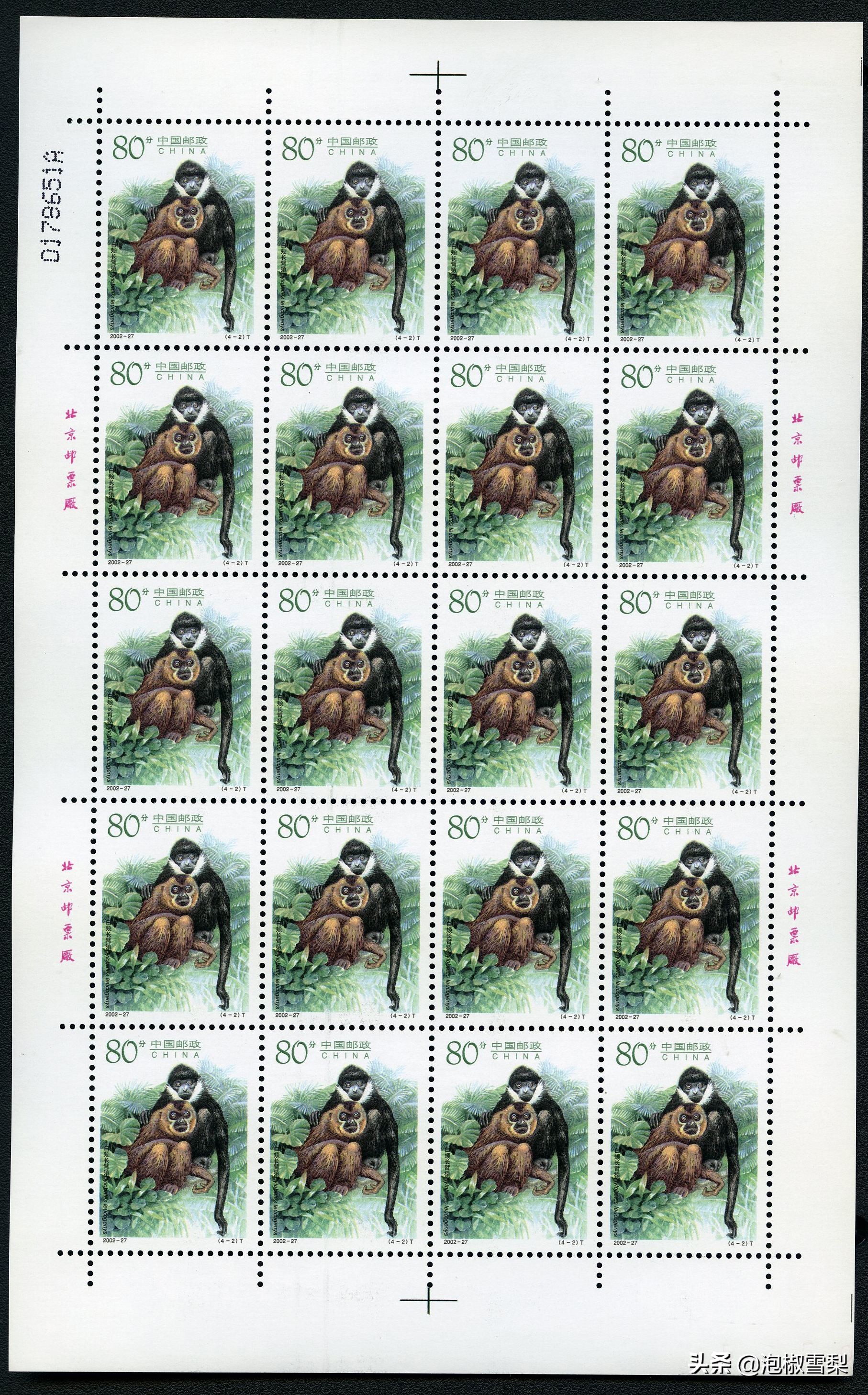 中国男足.七仙女.跆拳道.八大山人.聊斋｜2002全年邮票118张图片