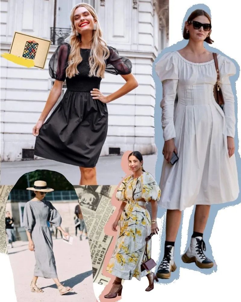 泡泡袖洋气时尚打底个性款,高级感泡泡袖显瘦上衣