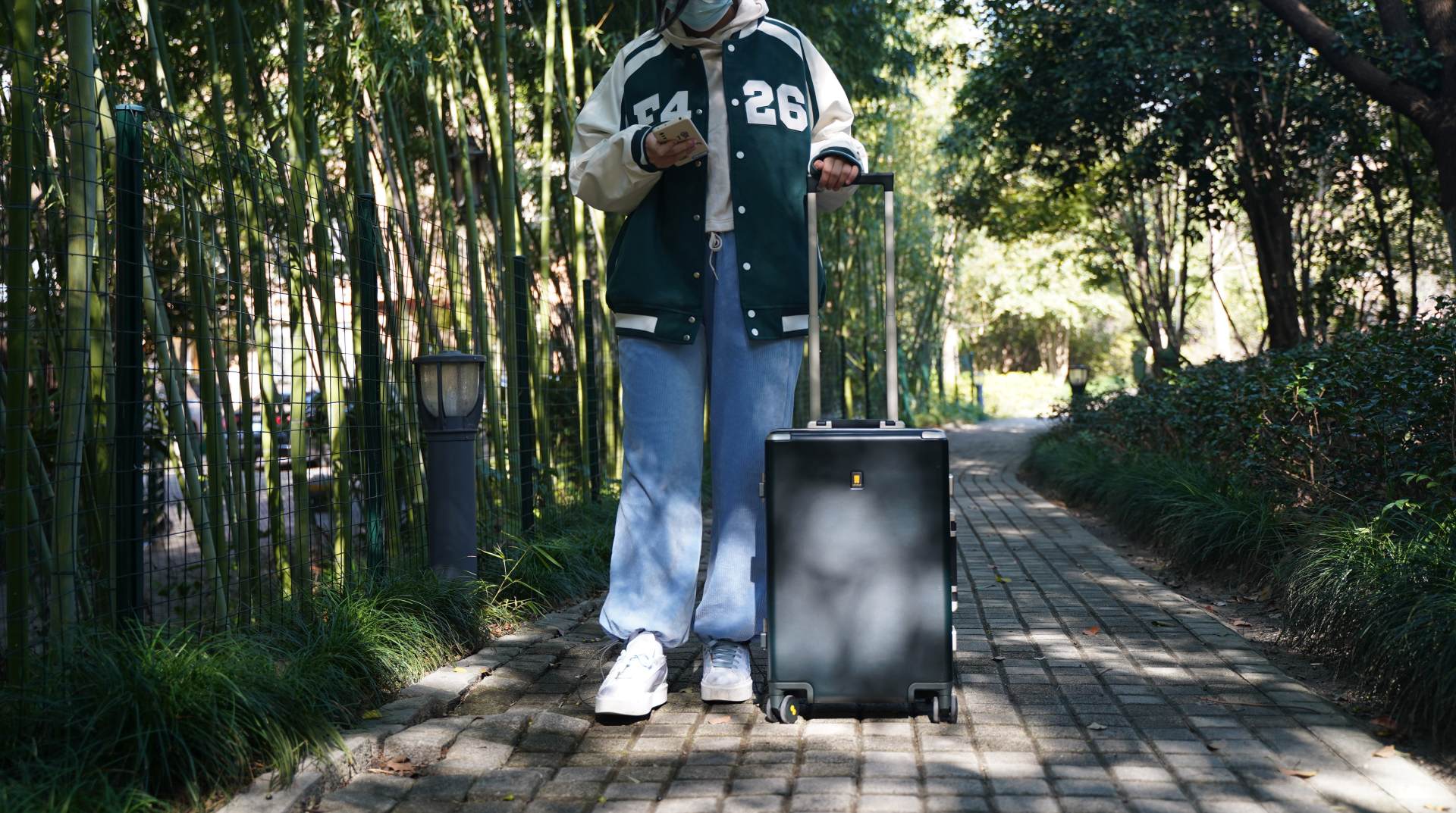 地平线8号power墨绿色,地平线8号行李箱真实测评经典款