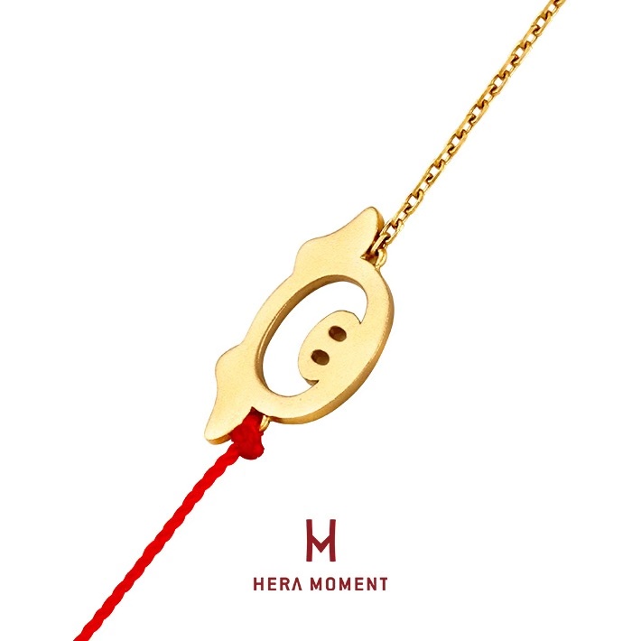 东大门猪年转运红绳手链,猪年红绳手链