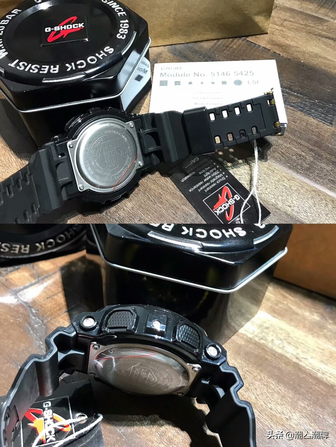 卡西欧gshock黑金按键防水,卡西欧g-shock黑金防水实测