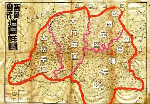 解放战争时期军队分几个野战军,解放战争5大野战军战区分布范围