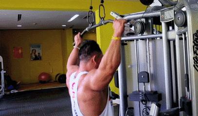 高位下拉小臂借力怎么办,做高位下拉手肘向后怎么办