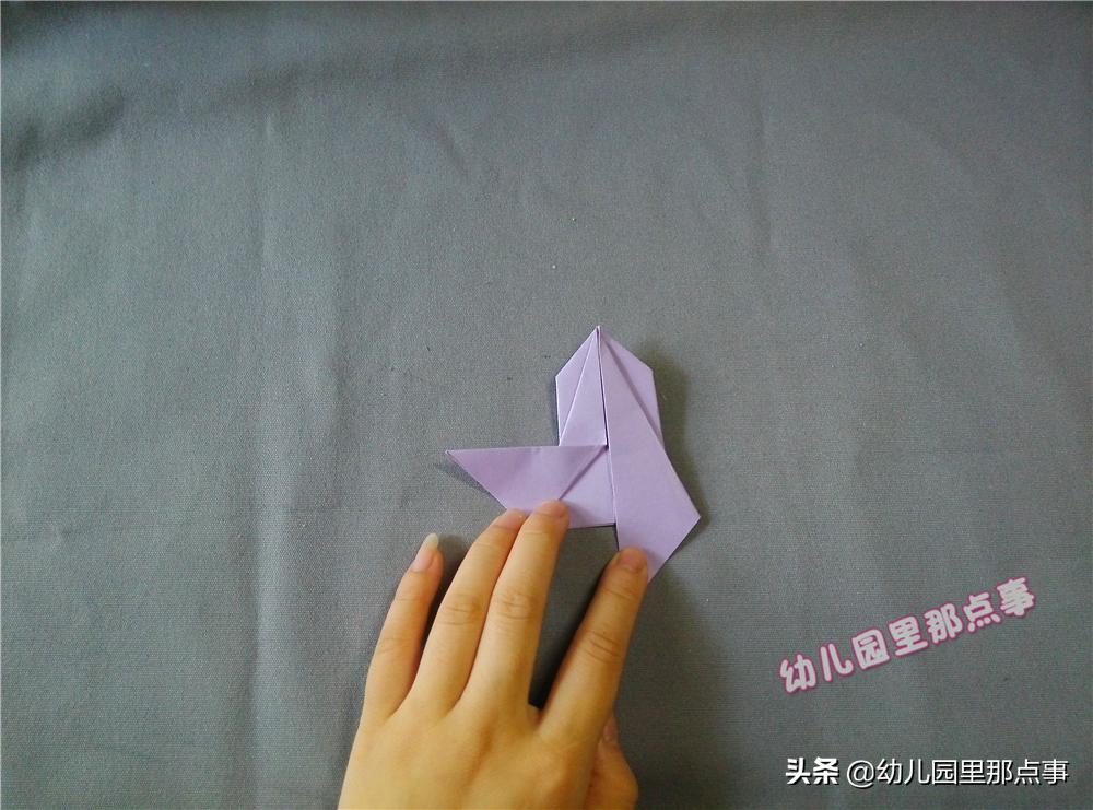 幼儿园手工鱼折纸简单好看,手工diy折纸鱼