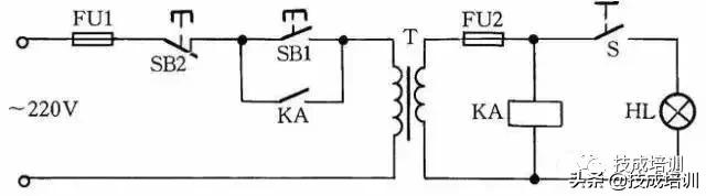 变压器和交流接触器的接线方法,三相电机接触器加继电器接线图
