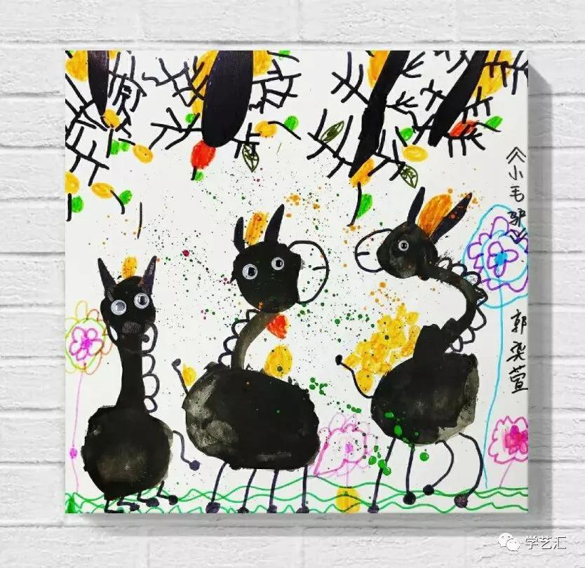 绘画水墨作品大全,水墨画儿童绘画技法新教程