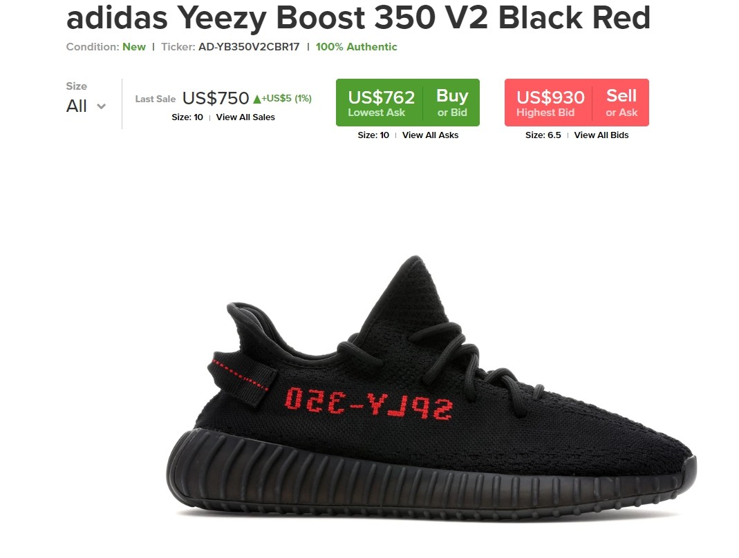 爱迪达证实为假消息超人气YeezyBoost350V2黑红配色补货无望