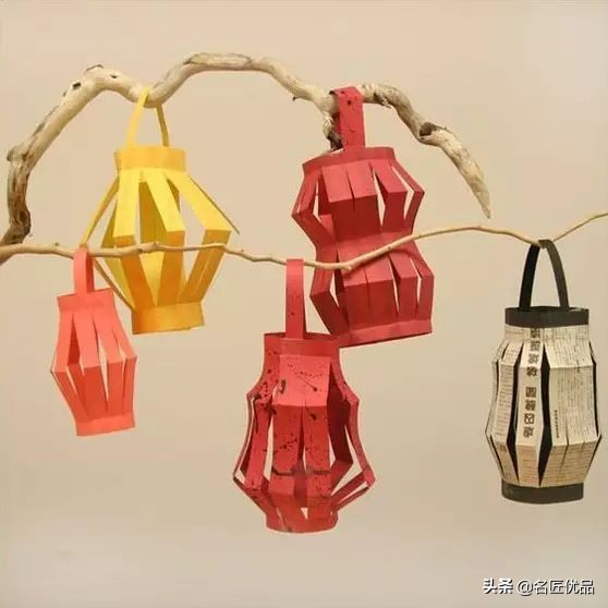 过年灯笼手工制作挂门边,灯笼手工制作春节小灯笼