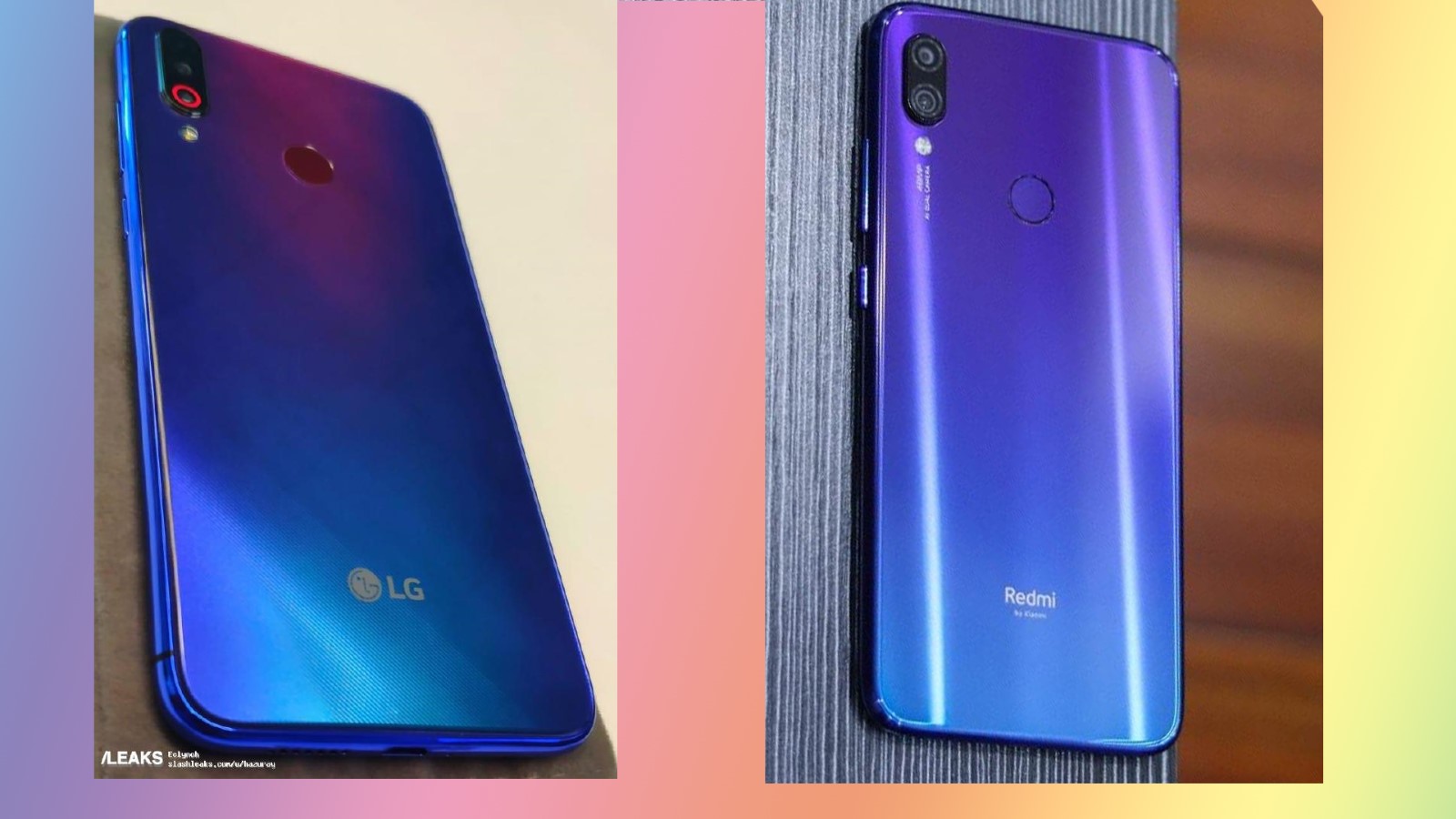 lg撞脸,lg对比红米