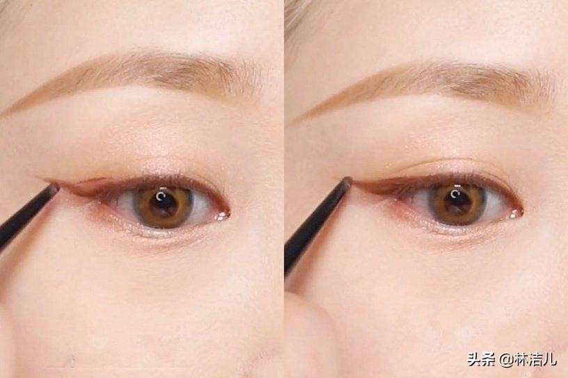 周冬雨最近的妆容教程,周冬雨肿眼泡