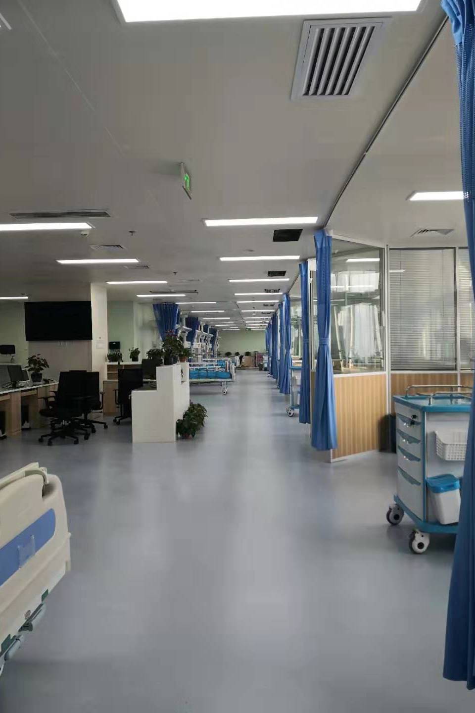 洁福pvc塑胶地板厂家,洁福pvc卷材地板医用