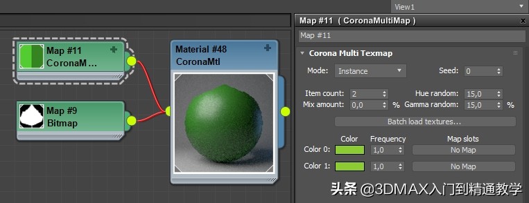 3Dmax国外教程，Corona的MultiMap随机纹理贴图在实际中的应用