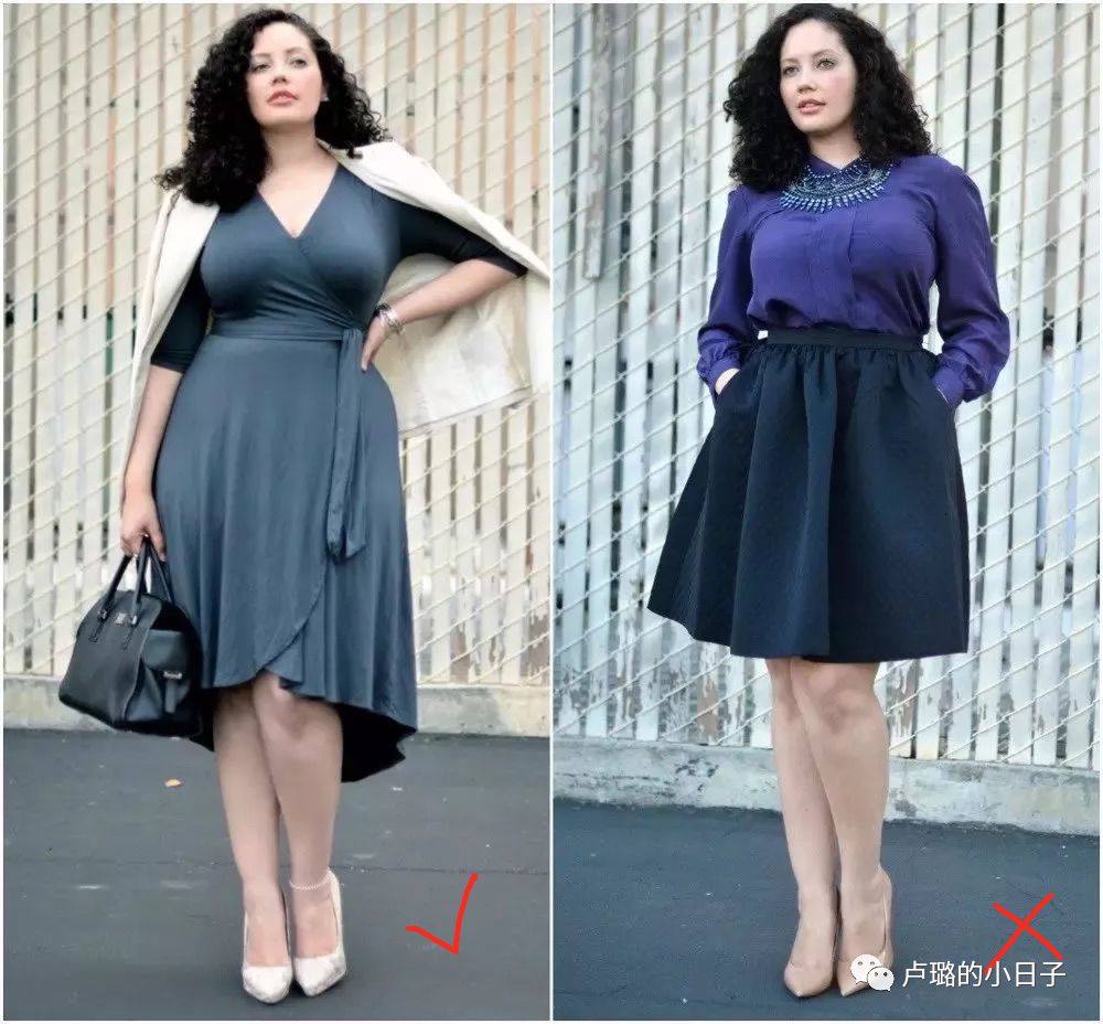 微胖遮肉显瘦,胖妹子看过来教你一招显瘦又百搭