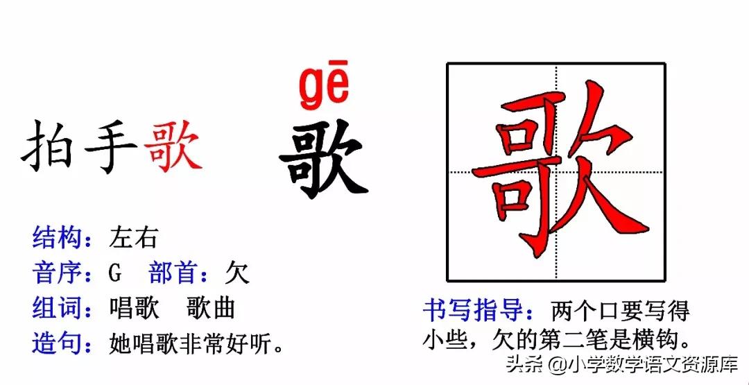 二年级上册生字部首组词造句表格,二年级上册生字偏旁部首造句