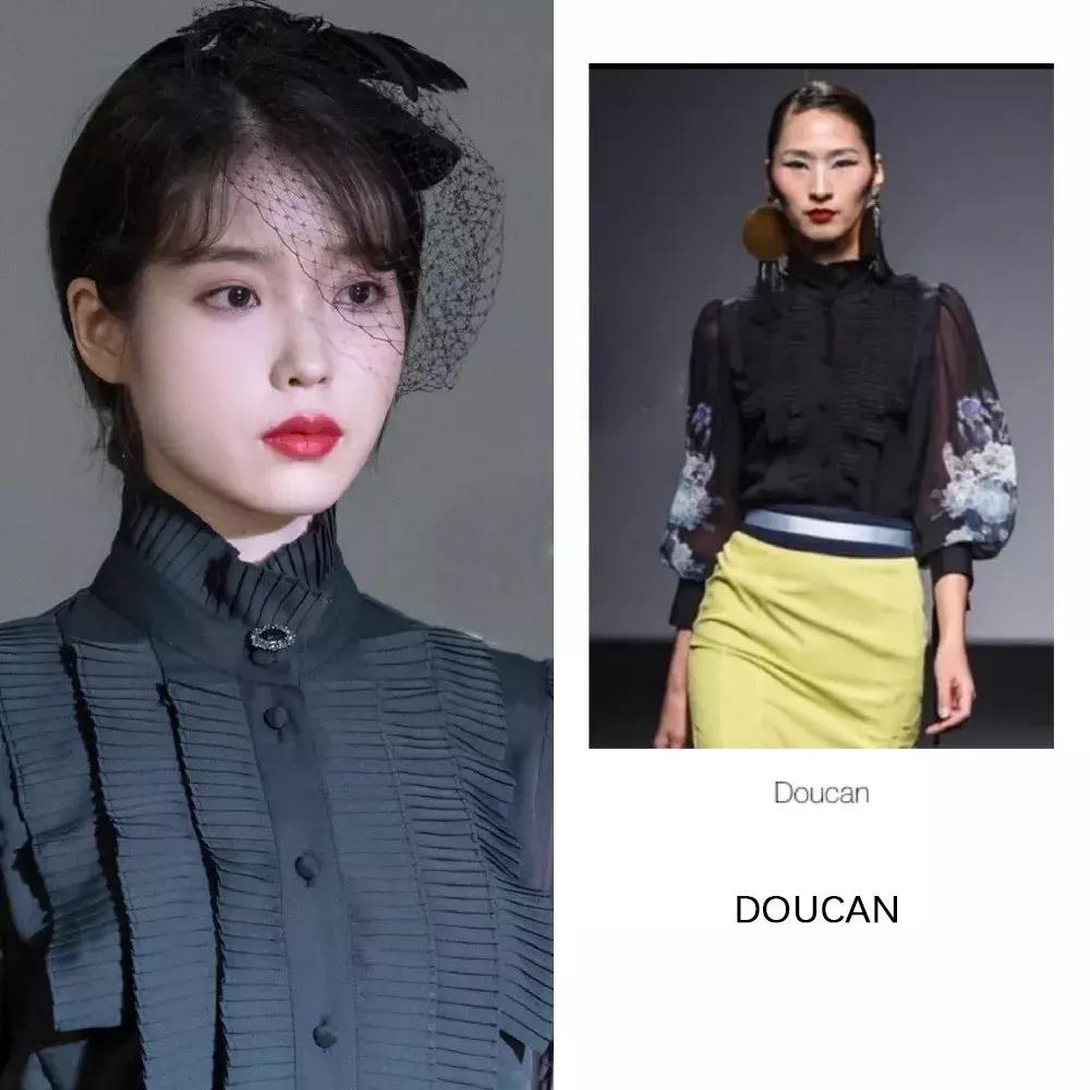 iu贵妇造型,iu纯白西装造型好美