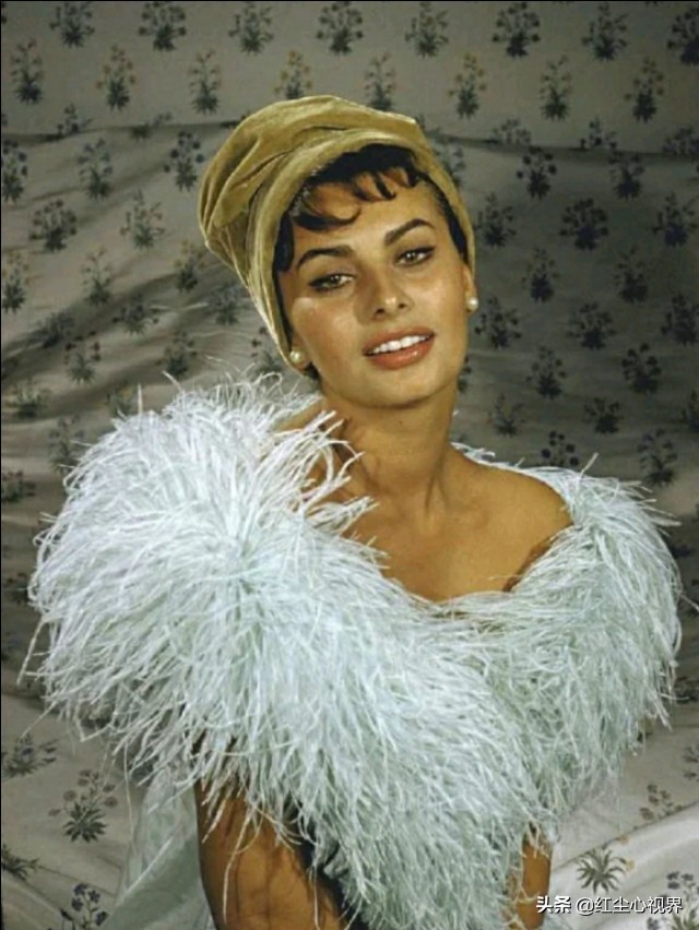 1957年，美丽的索菲娅·罗兰意大利永远的女神！