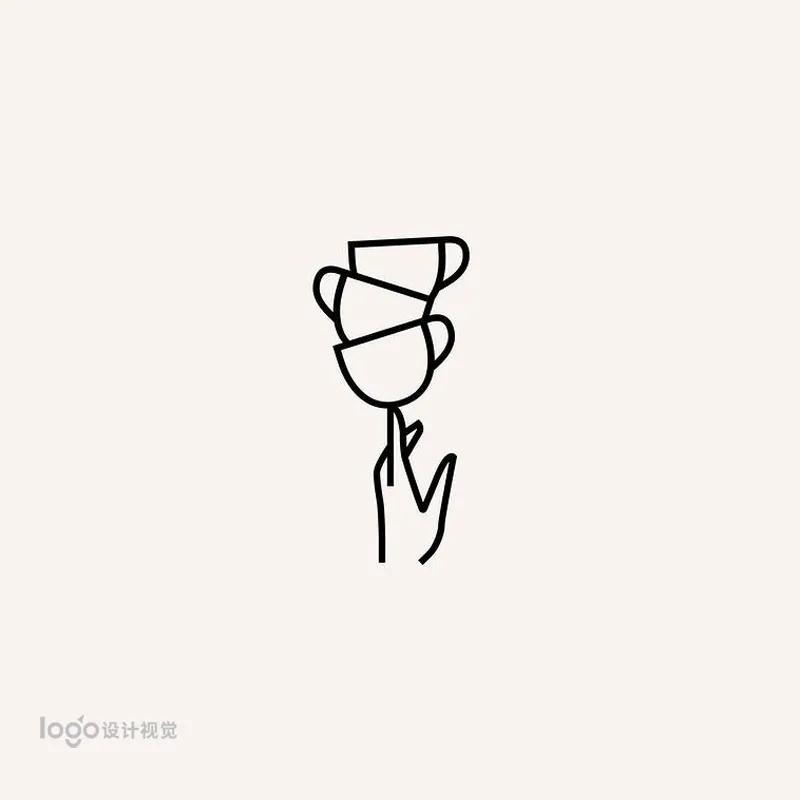 一组简洁字母创意的logo设计欣赏,一组创意logo