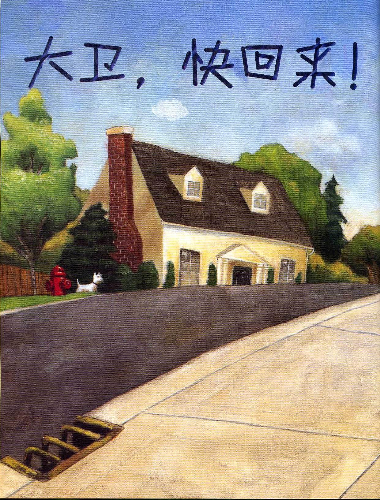 绘本故事大卫不可以亲子阅读,绘本故事大卫不可以英文