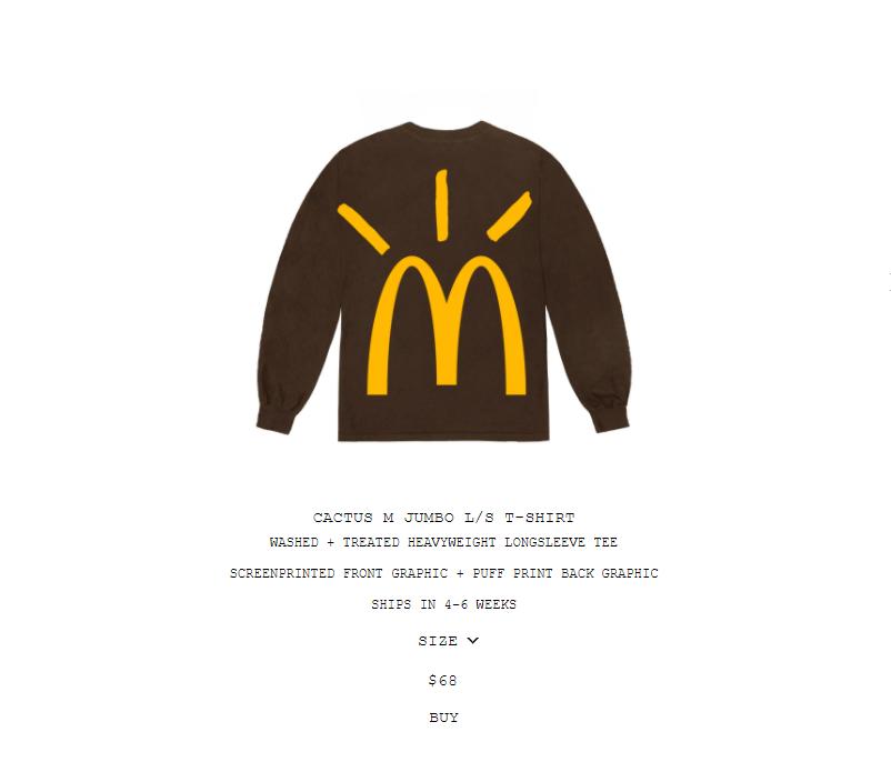 travisscott联名麦当劳,麦当劳和travisscott