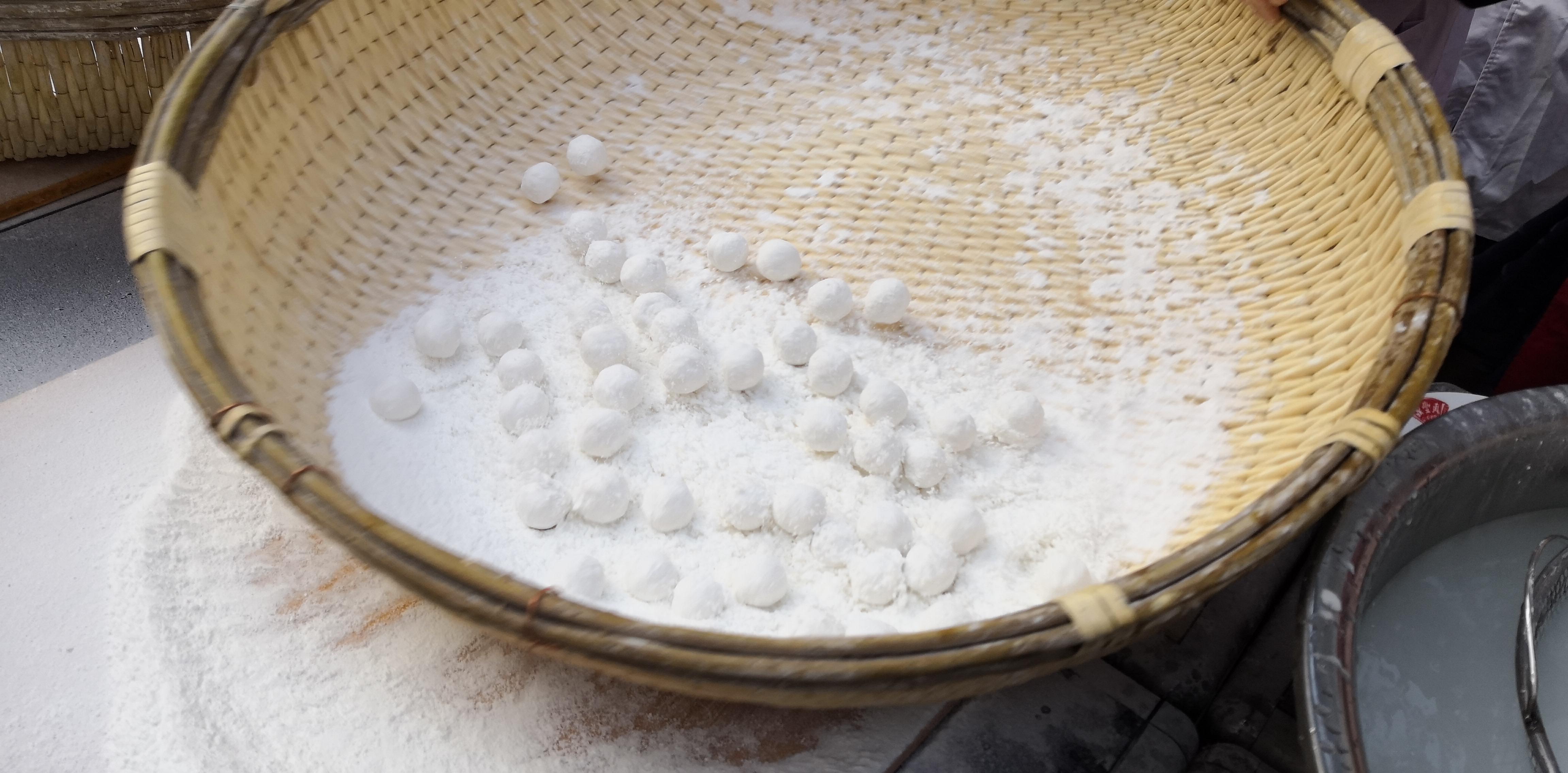 传统元宵制作流程,老字号传统元宵制作过程