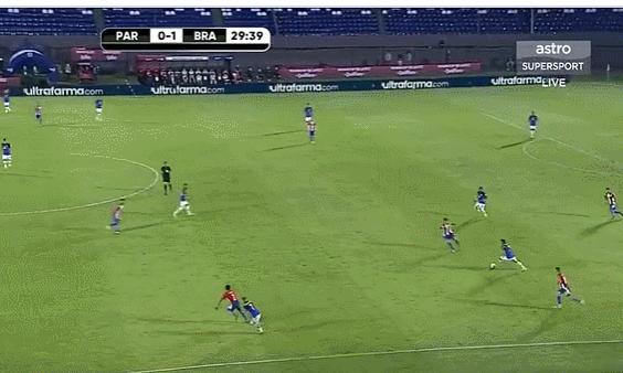 巴西对巴拉圭比赛,巴西1-0巴拉圭