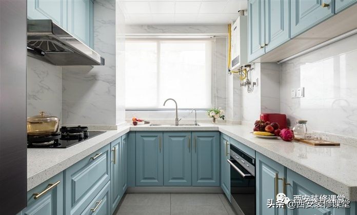 集成灶橱柜和什么颜色搭配好看,冰箱颜色和橱柜颜色搭配效果图