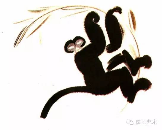 韩美林作品猴,韩美林画猴子视频教程