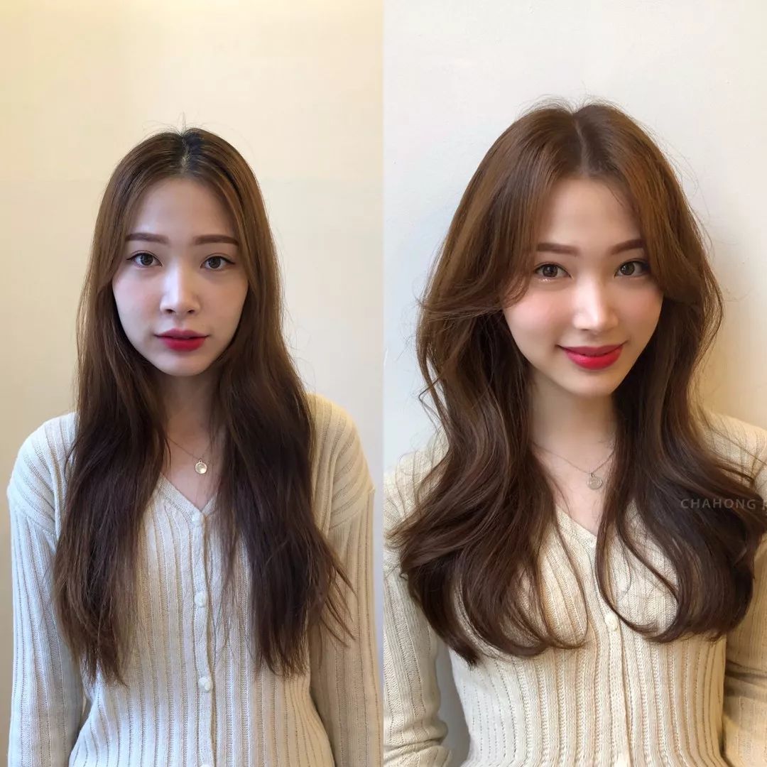 气垫烫普通理发店烫出的效果,火遍理发店