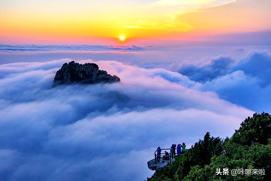 北方“小黄山”的云海里，藏着神奇的佛光和好运气