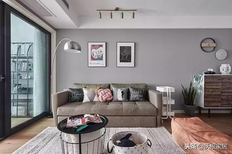 墙壁刷灰色漆效果图,灰色漆刷地面