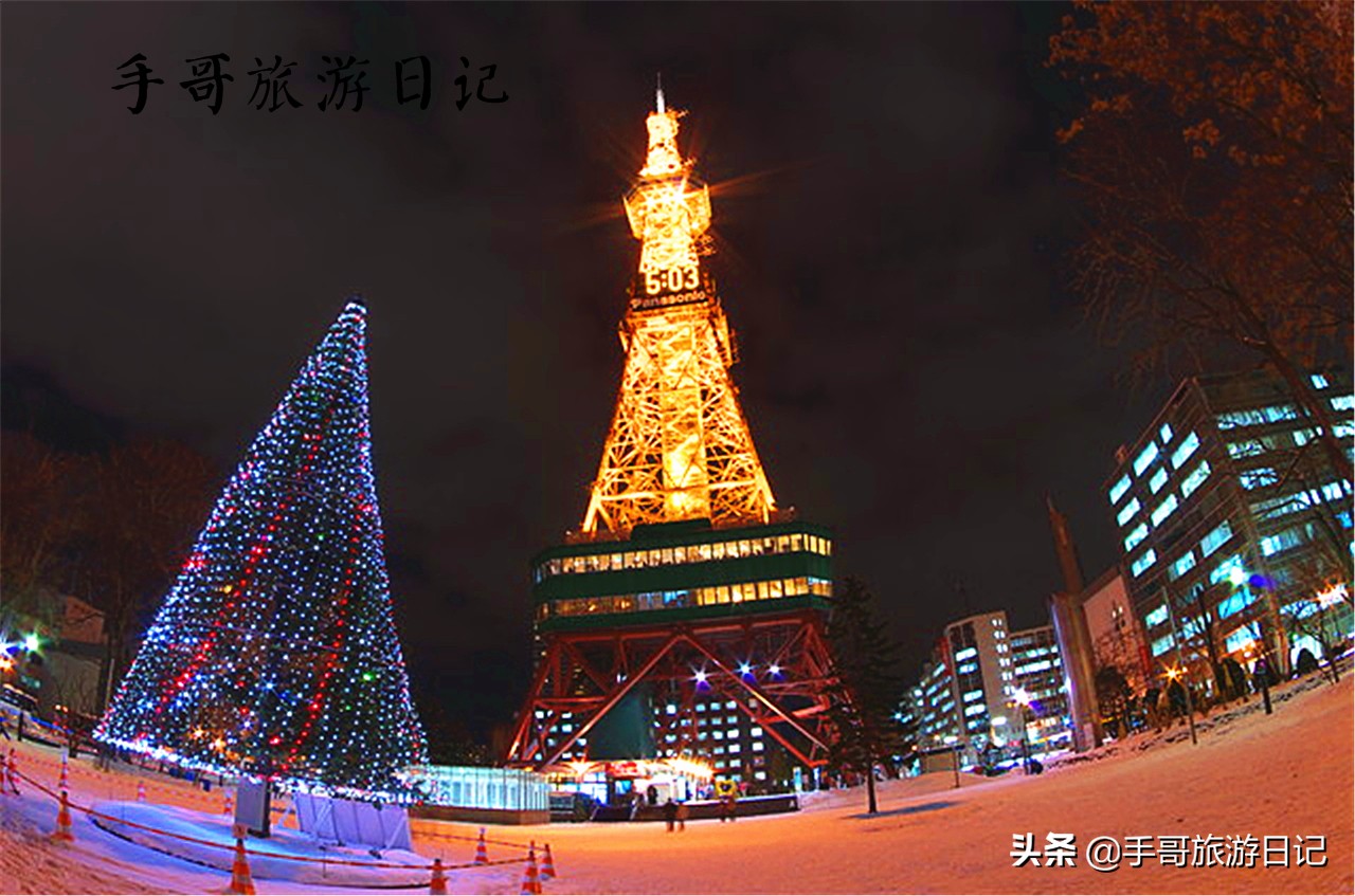 北海道电视塔,北海道札幌景点地图