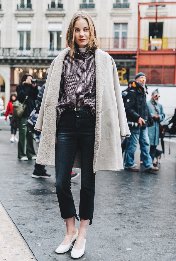 衬衣秋冬的3个穿法，点亮旧衣橱的新意，可暖可都市的职业时髦风