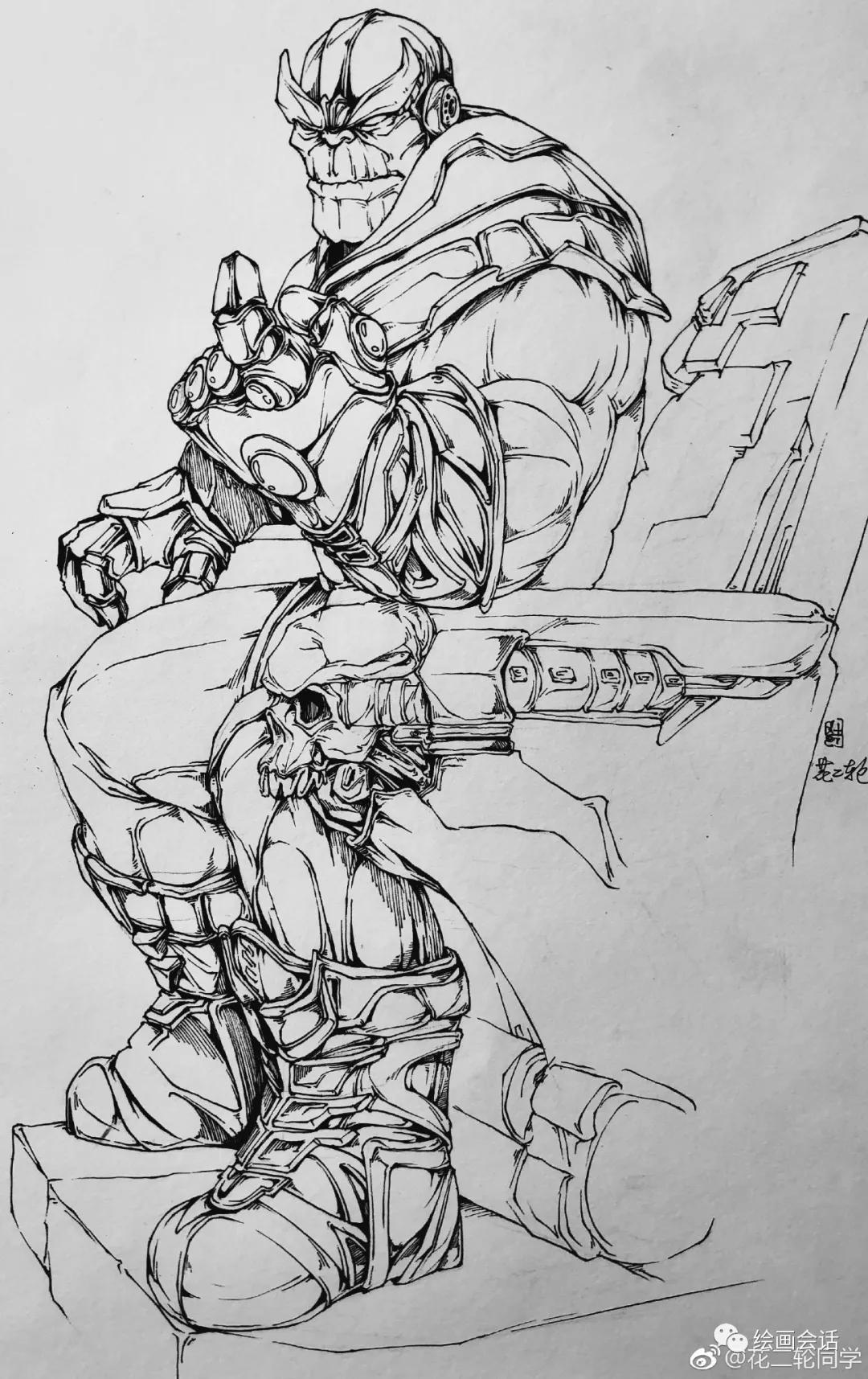 简单钢笔山水速写临摹图片,钢笔速写临摹推荐