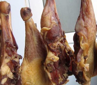 宁波特产农家腌制风干咸香腊鸡腿,绍兴咸香腊鸡腿的做法