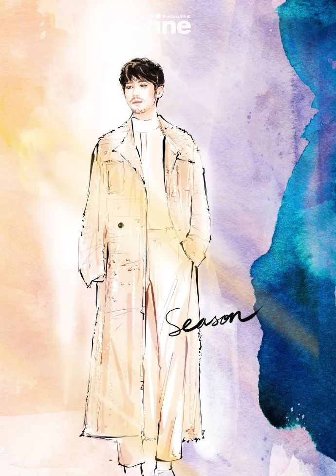 精美水墨插画,那些浪漫的水墨画插画