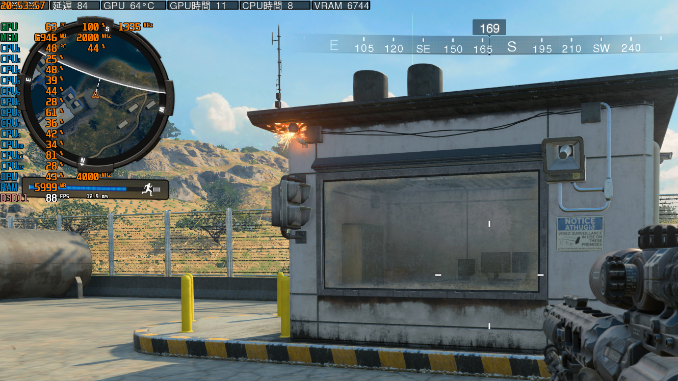 为3A平台狂欢，Ryzen52600+RX588实战《使命召唤：黑色行动4》