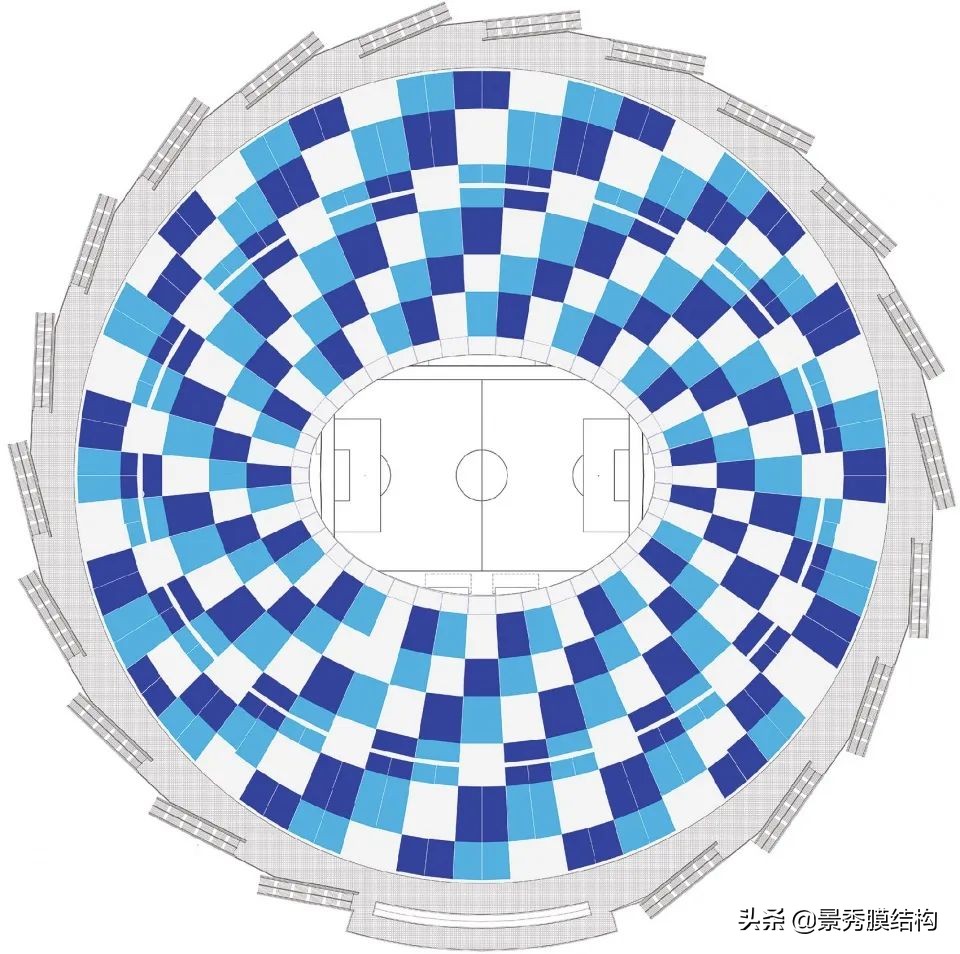 膜结构球场案例,膜结构球场效果图