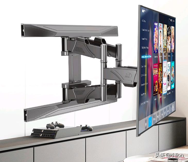 有了它电视都不用装了,电视上墙的办法