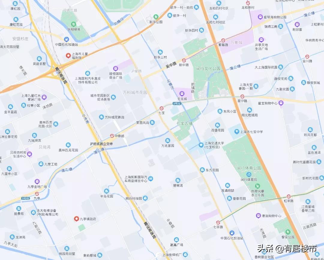 航线下的房子最大缺点,上海七宝房价下跌最快的区