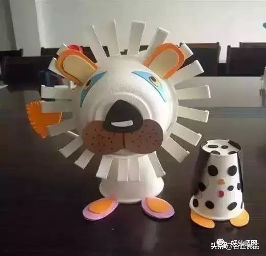 用两个纸杯手工制作纸杯娃娃,纸杯手工制作大全幼儿园手工